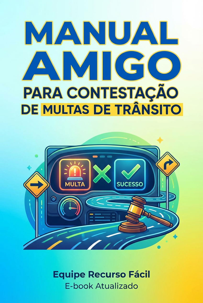 Manual Amigo para Contestação de Multas de Trânsito - Capa do E-book